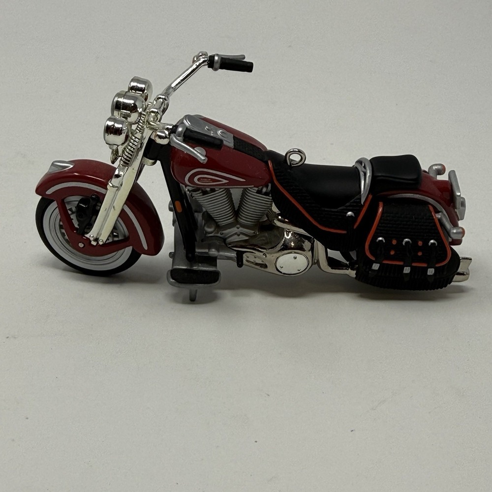 Hallmark 1999 Harley-Davidson Heritage Springer Ornament 1st Motorcycle Series